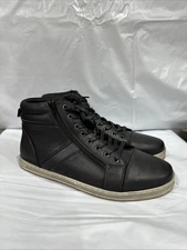 Propet Lucas Hi MCV042L-001 Sneakers Men 11 5E Black Leather Skate Shoes EBS1076