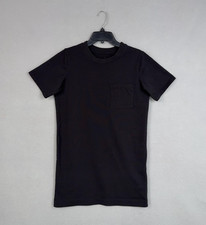 Everlane Dress Womens Small Black Organic Cotton Pocket Mini Shirt Basic Minimal
