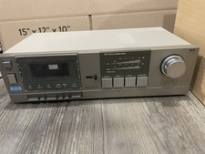 Vintage MCS 3522 Stereo Cassette Deck  Dolby NR  Japan Made  Lights On