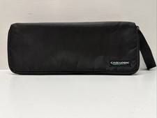 Case Logic 15 Cassette Case Holder Storage Zip Closure  Wrist Strap EUC VTG