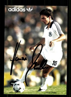 Hansi Müller DFB Autogrammkarte 1982 Original Signiert