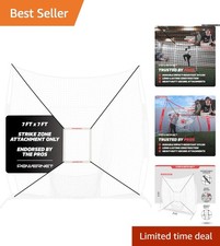 Durable 7x7 Strike Zone Attachment | Perfect for Team or Solo Pitching Drills