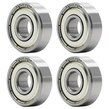 4 PCS 625ZZ Ball Bearing 5x16x5mm Metal Shielded Deep Groove Miniature Steel
