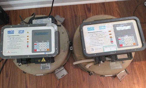 Lot Of (2) Teledyne ISCO 3710 Portable Composite Water Sampler Controller PARTS