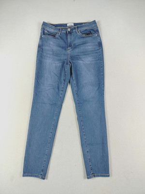 Nicole Miller Soho High Rise Skinny Jeans Womens 12 Stretch Momcore mom jeans