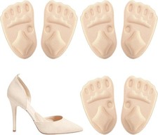 3 Pairs Forefoot Cushion Inserts for Women Shoes, Forefoot Sandals