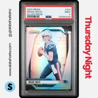 2024 PANINI PRIZM #329 DRAKE MAYE SILVER RC ROOKIE PSA 9