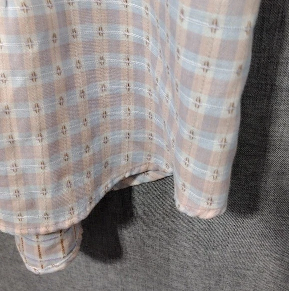 Camisa Western Vintage Levis Perla Botón a Presión Para Mujer L Rosa Vaquera Rodeo Años 70 Foto 4 de 4