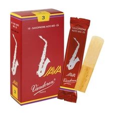 Vandoren JAVA Filed Red Cut 3 Reed for Brass and Woodwind Instruments