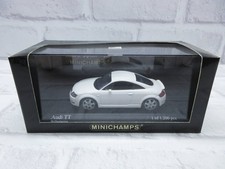 Mini car 1/43 Minichamps Audi TT coupe white model car Age14+