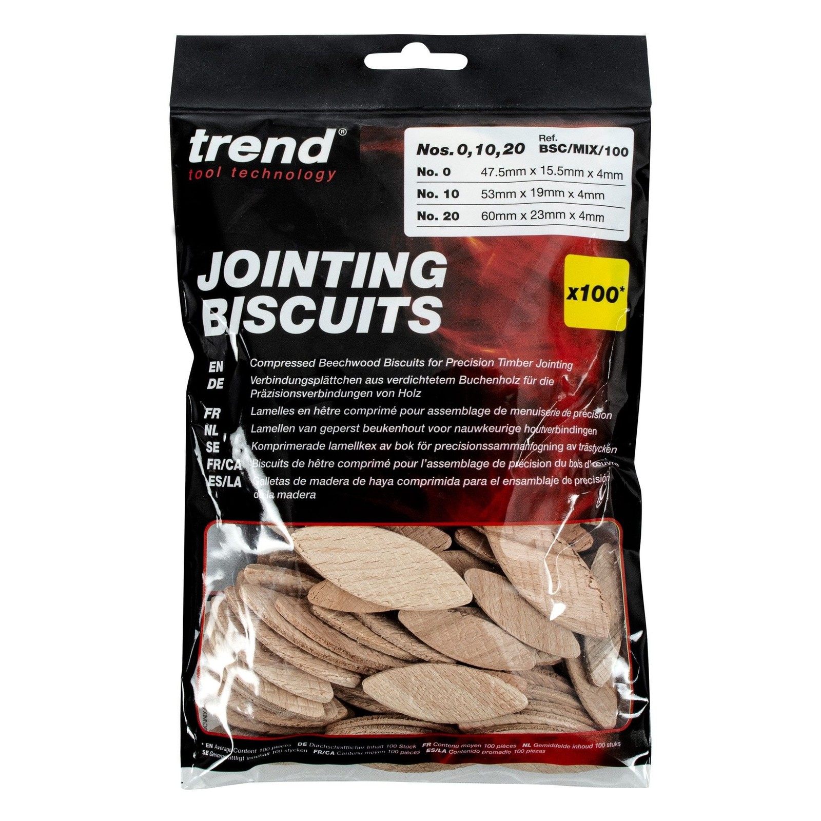 Trend BSC/MIX/100 Biscuit Mixed 0 10 20 Pack of 100