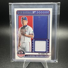 2023 Panini USA Stars & Stripes Yu-Cheng Wu Jersey Patch Relic Chinese Taipei