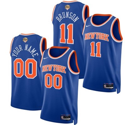 New York Knicks Blue 2026 Finals Patch Custom - stitched!!