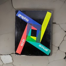 1960s Graphic Design Annual ~ Graphis 60/61 ~ Walter Herdeg ~ Mid-Century Ads HC