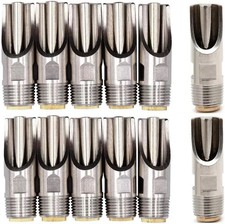 Lavandi 10 2Pcs 1/2" NPT Stainless Steel Livestock Pig Drinking Water Equipment