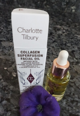 Charlotte Tilbury collagen superfusion facial oil travel size 0.27oz