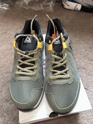 NEW! Reebok DMX Lite Kayak Men's Hiking Trail Shoes Size 8 Green Sneakers BD1513