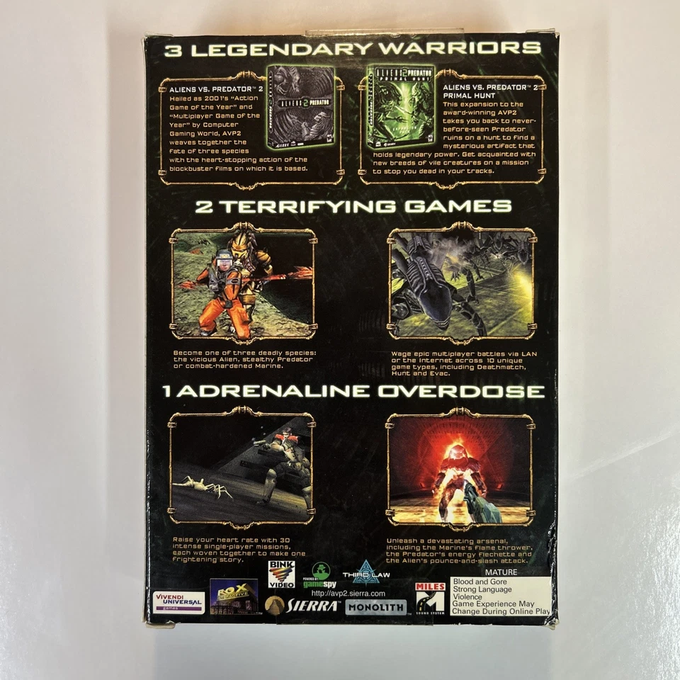 Alien Vs Predator 2 Gold Edition sealed  - Image 2 of 4