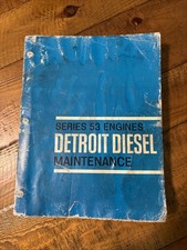 Detroit Diesel Series 53 Engines Maintenance Book. 1965. Good Used Condition. Detroit Diesel Series 53 Engines Maintenance Book. 1965. Good Used Condition.