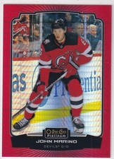 22/23 OPC PLATINUM JOHN MARINO RED PRISM BASE PARALLEL /199 #178