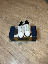 FootJoy GreenJoys Junior Golf Shoes Teens 4877 4 M White Lace-Up Spike less New