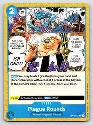 Plague Rounds OP04-055 Kingdoms of Intrigue One Piece TCG Common