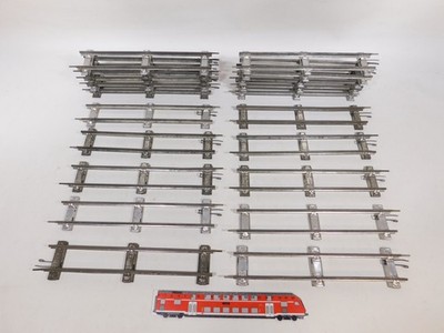 20x Märklin Spur 0 1620 D Blech Gleis Gleisstück 26 cm Uhrwerk-Betrieb #DU566-3