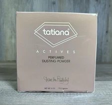 VINTAGE 1983 Tatiana Actives by Diane von Furs Perfumed Dusting Powder (6 fl oz)