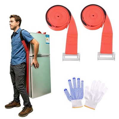 Moving Straps, 1-Person Lifting and Carrying System, Adjustable Shoulder Harn...