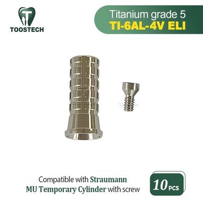 10pcs Multi Unit Temporary cylinder fits to Straumann Bone level platform RC NC