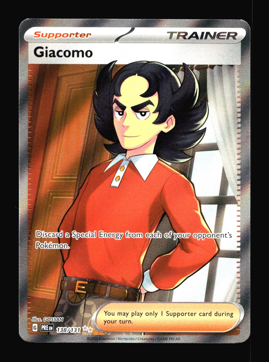 Giacomo SV: Prismatic Evolutions #138/131 Ultra Rare Pokemon Card