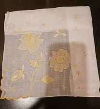 Madeira Portugal Handkerchiefs 3 patterns UNIQUE CREATED BY HAND NEW w/tags