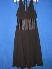 Jones Wear Dress Evening Black Backless Women's Size 14