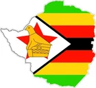 Sticker car moto map flag vinyl outside wall decal macbbook zimbabwe