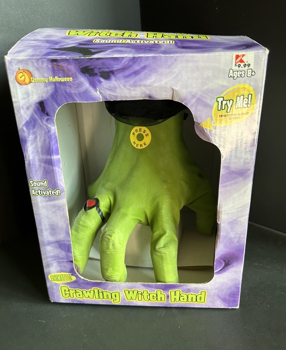 Halloween Animated Crawling Witch Hand Vintage Gemmy From Kmart | eBay