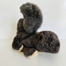 FOLKMANIS Squirrel Bushy Tail Gray Brown Furry Folk Full Body Puppet Plush