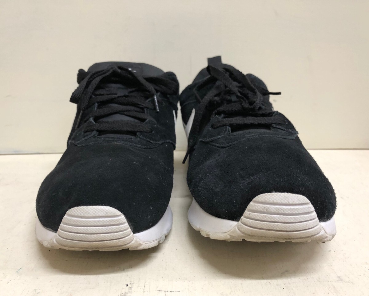 Nike Air Max Tavas Black Suede Athletic Sneakers 12 802611-001 Nike Air Max Tavas Mens 802611-001 Black suede Leather  main image 4
