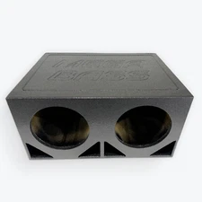 Mega Bass Dual 10"Turbo-Ported Vented Subwoofer Box Enclosure | 10" Bass Box