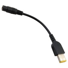 Square Plug to DC 5.5x2.5mm Female Adapter Cable for Lenovo IBM Laptop Power