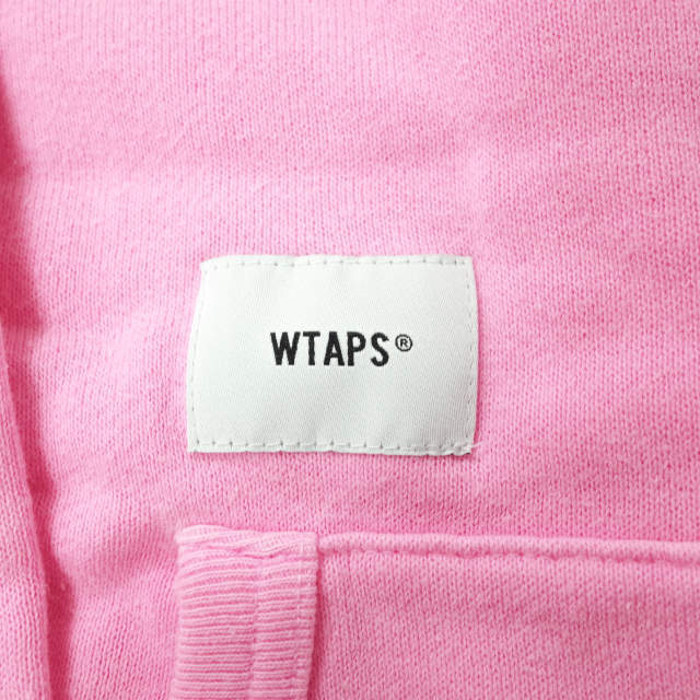 WTAPS 21SS FLAT / ZIP UP HOODED / COTTON Sweat hoodie 211ATDT-CSM09 01(S)  PINK