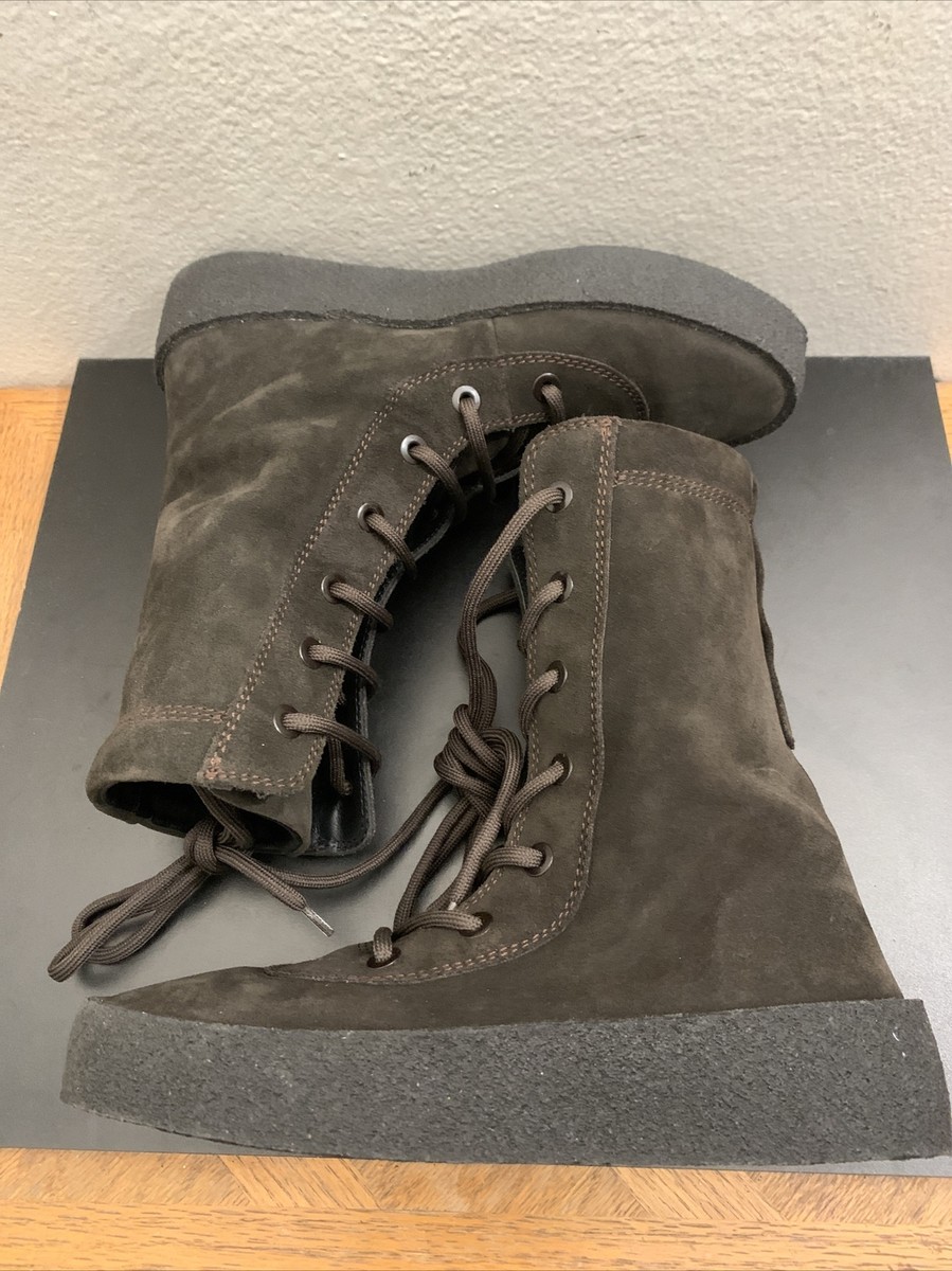 Yeezy 289484 Mens Crepe Boot Season 4 Oil size 42 Brown US Yeezy 289484 Mens Crepe Boot Season 4 Oil size 42 Brown US