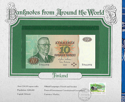 World Banknotes Finland 1980 10 Markkaa P 111a.45 UNC