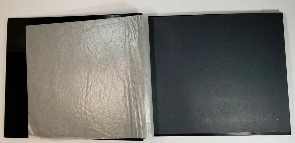 Photo Album Black Pages Vietnamese Symbol Large Black Gold Hinged Hard Shell A14 - Image 4 of 4