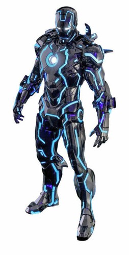 Hot Toys Iron Man 2 - Neon Tech Iron Man Mark IV 1/6th Scale Action Figure