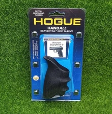 Hogue HandALL Beavertail Rubber Grip Sleeve For Ruger Security 9, Black - 17700