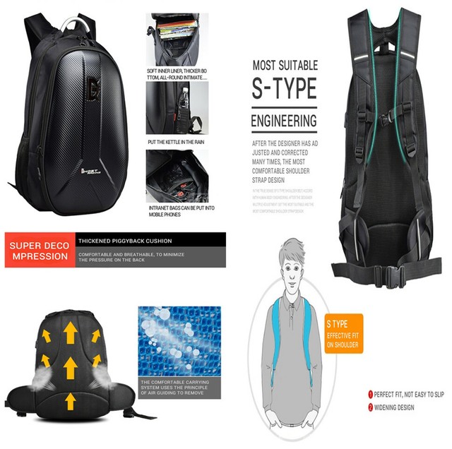 large motorcycle backpack
