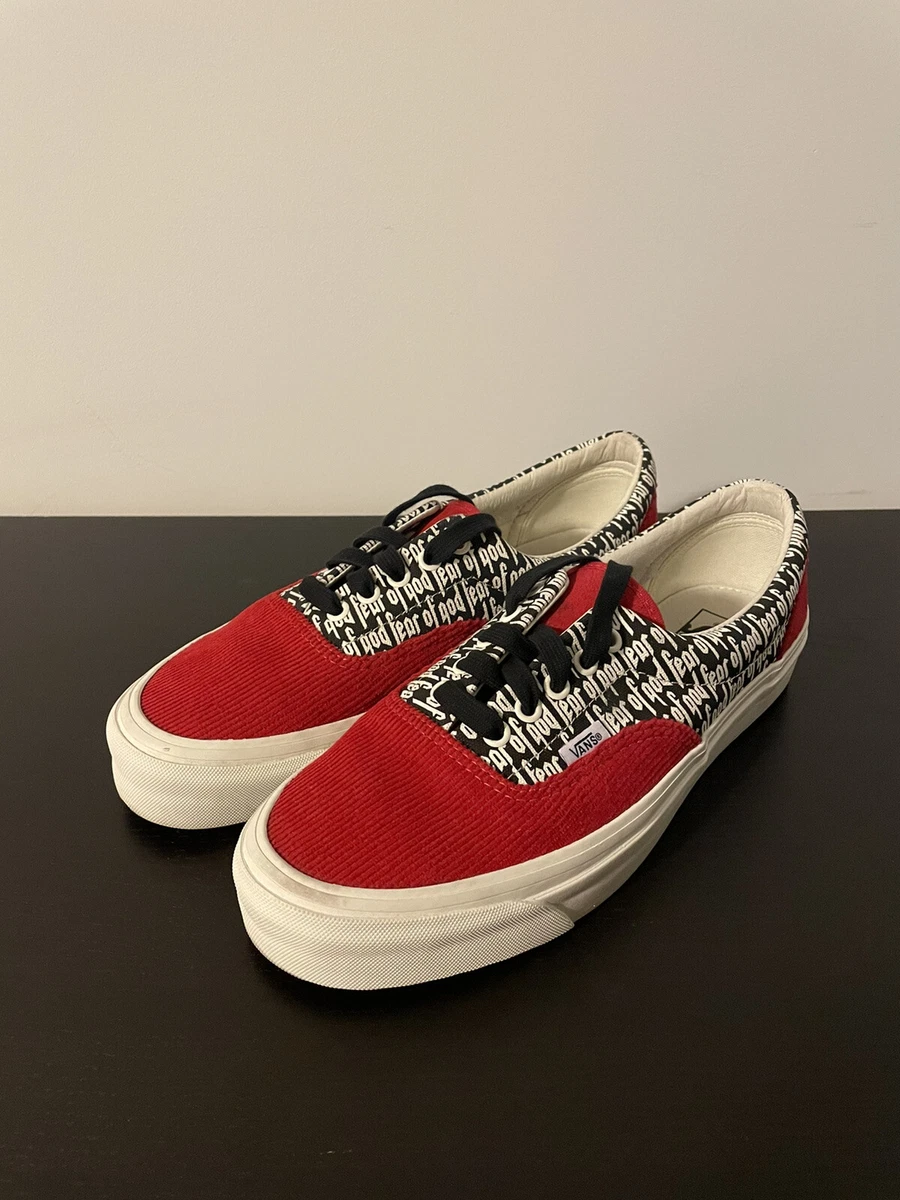 Vans era 95 dx fear of 2025 god red