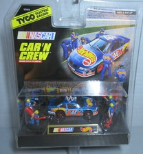 "NEW" TYCO 44 HOT WHEELS 440X2 CAR WITH PIT CREW HO SLOT CAR