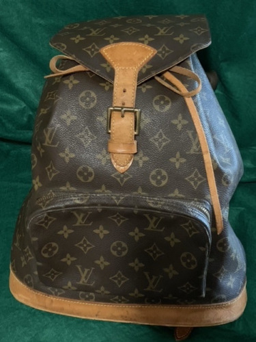 Louis Vuitton Montsouris Backpack GM Brown Canvas/