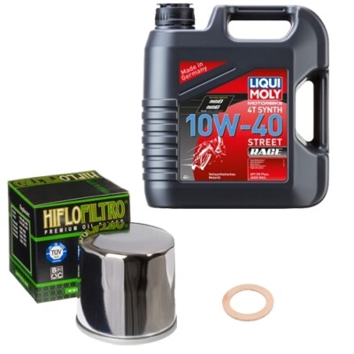 HiFlo Ölfilter Set LM 10W-40 Race 4L für Honda ST 1300 A Pan European ABS CBS 14